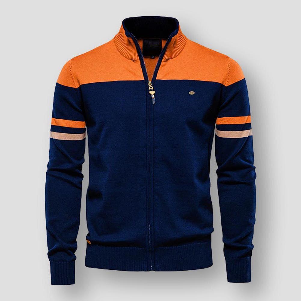 Callen | Retro Zip-Up Track Sweater