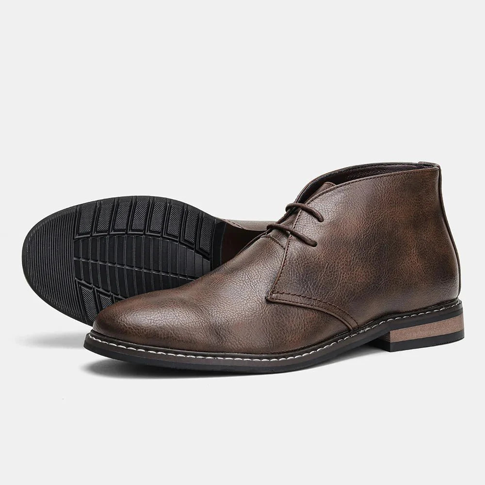 Camden Chukka Faux Leather Boots