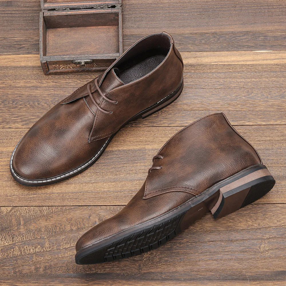 Camden Chukka Faux Leather Boots