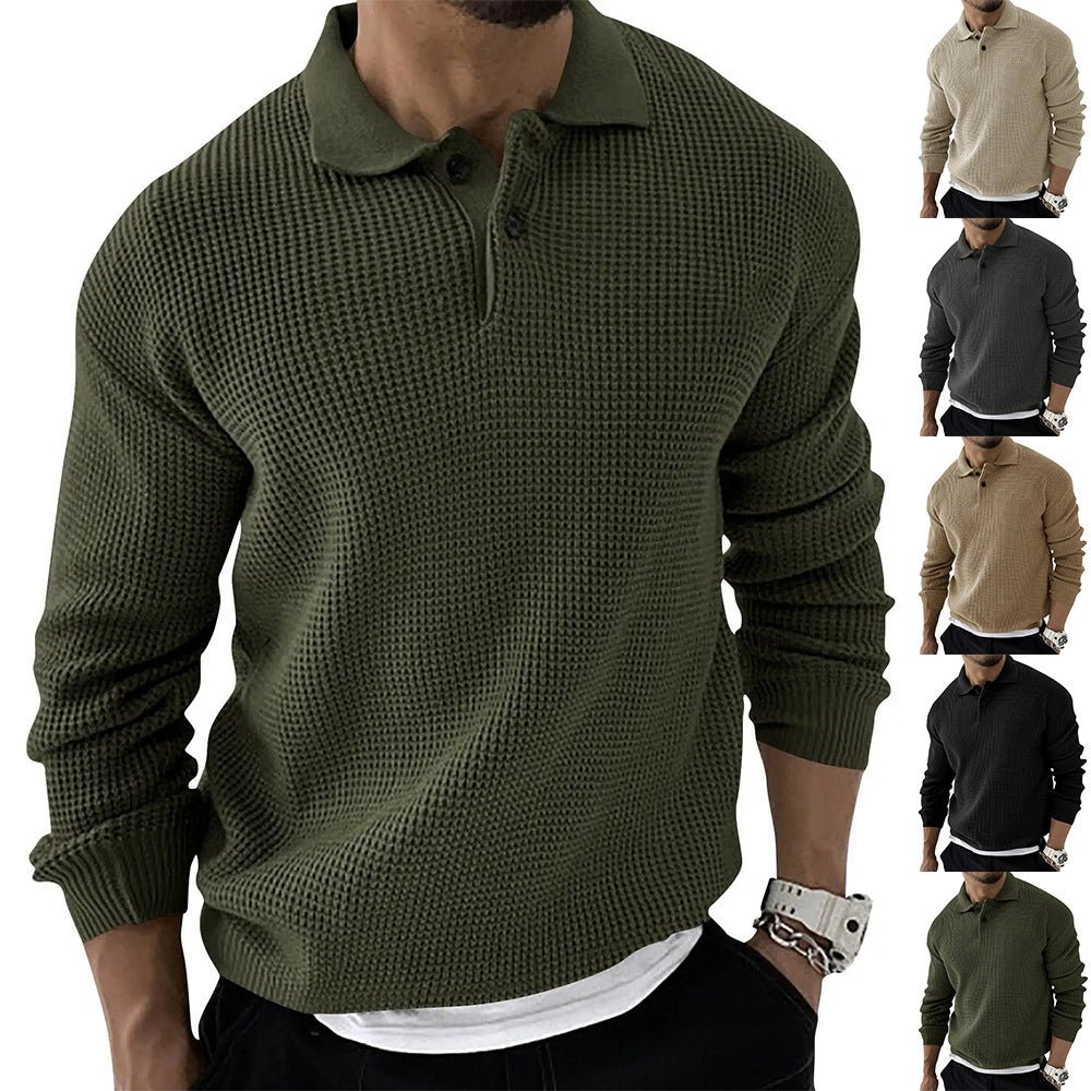 Celmo | Textured Polo-Collar Sweater