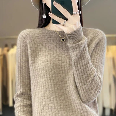 Christina | Classic Textured Knit Sweater
