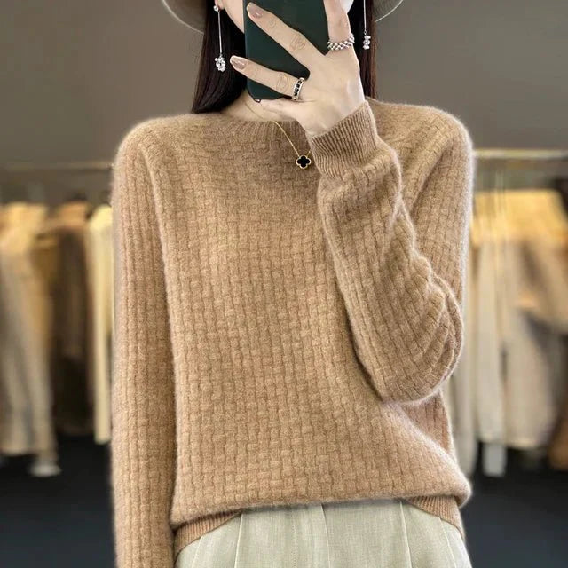 Christina | Classic Textured Knit Sweater