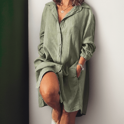 Nola | Casual Shirt Dress