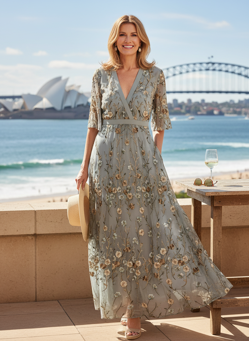 Susan | Elegant Floral Maxi Dress