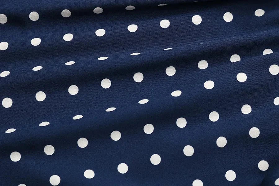 Delfina | Polka Midi Dress