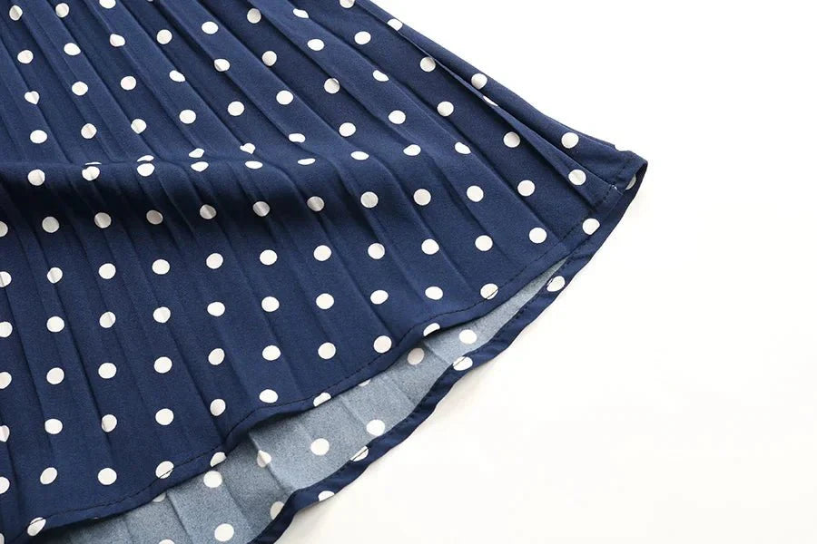 Delfina | Polka Midi Dress
