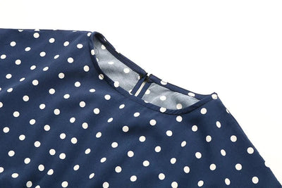 Delfina | Polka Midi Dress