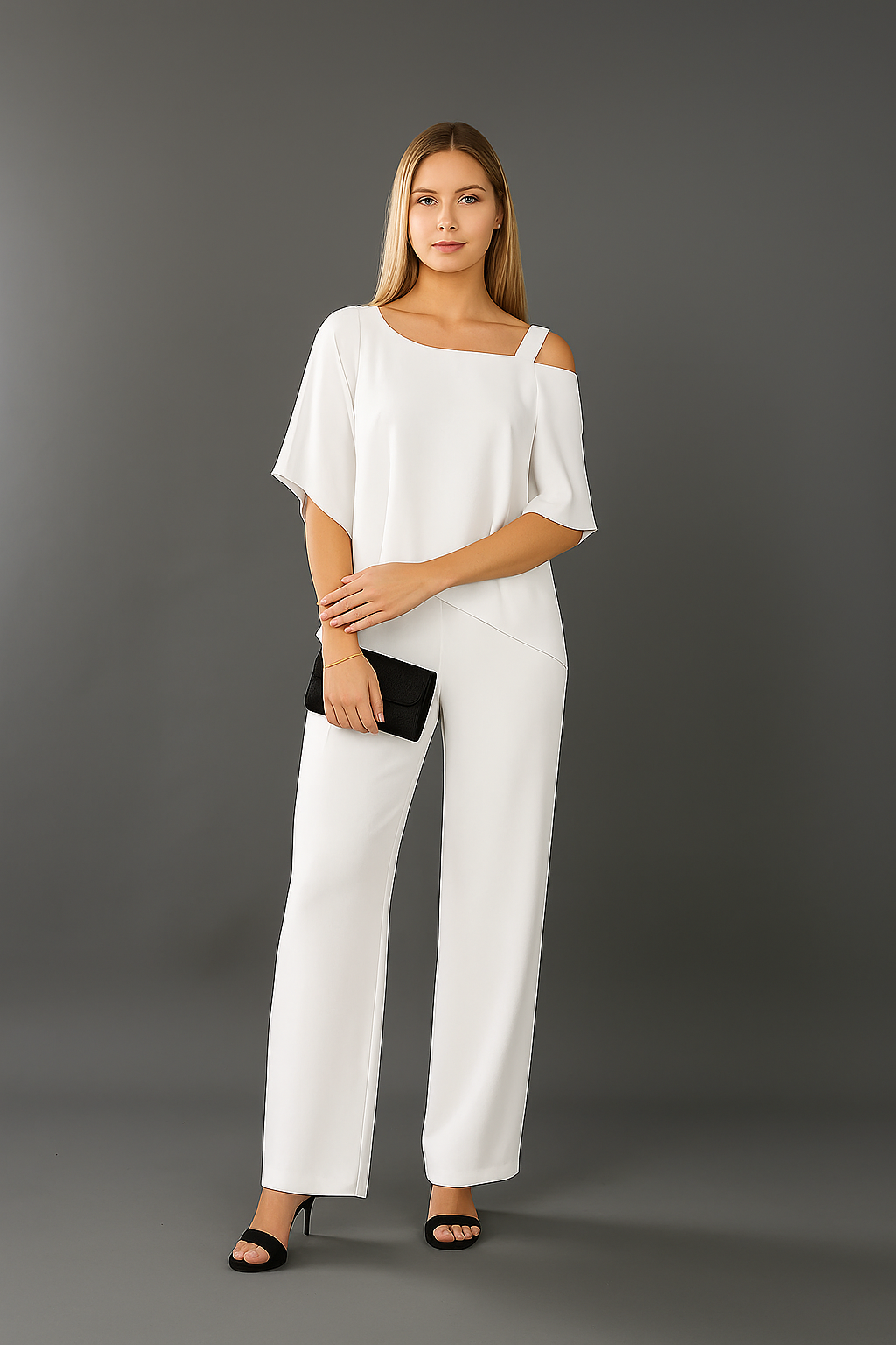 Women's Casual One-Shoulder Jumpsuit