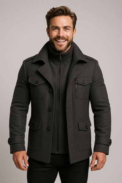 Elegant 2-Piece Men's Jacket