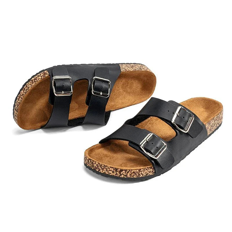 Elias | Double-Strap Slip-On Men’s Sandals