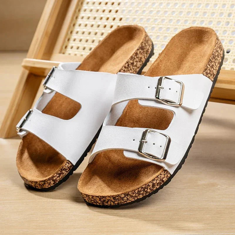 Elias | Double-Strap Slip-On Men’s Sandals