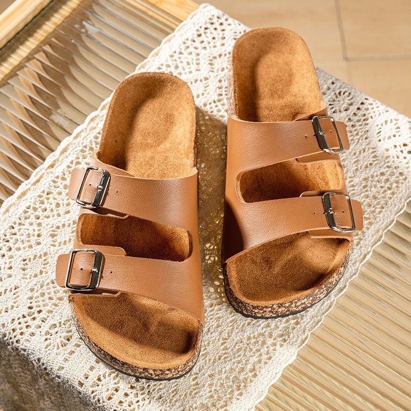 Elias | Double-Strap Slip-On Men’s Sandals