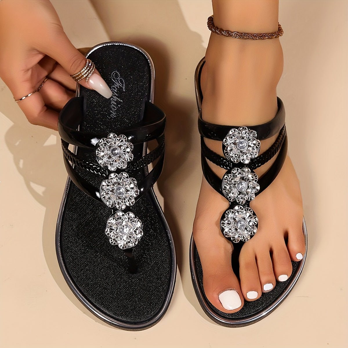 Avelina | Glam Crystal Women’s Sandals