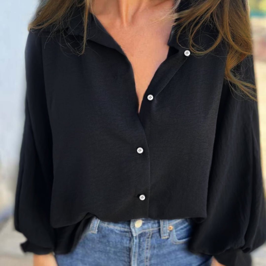 Ravelle | Relaxed Button-Down Everyday Blouse