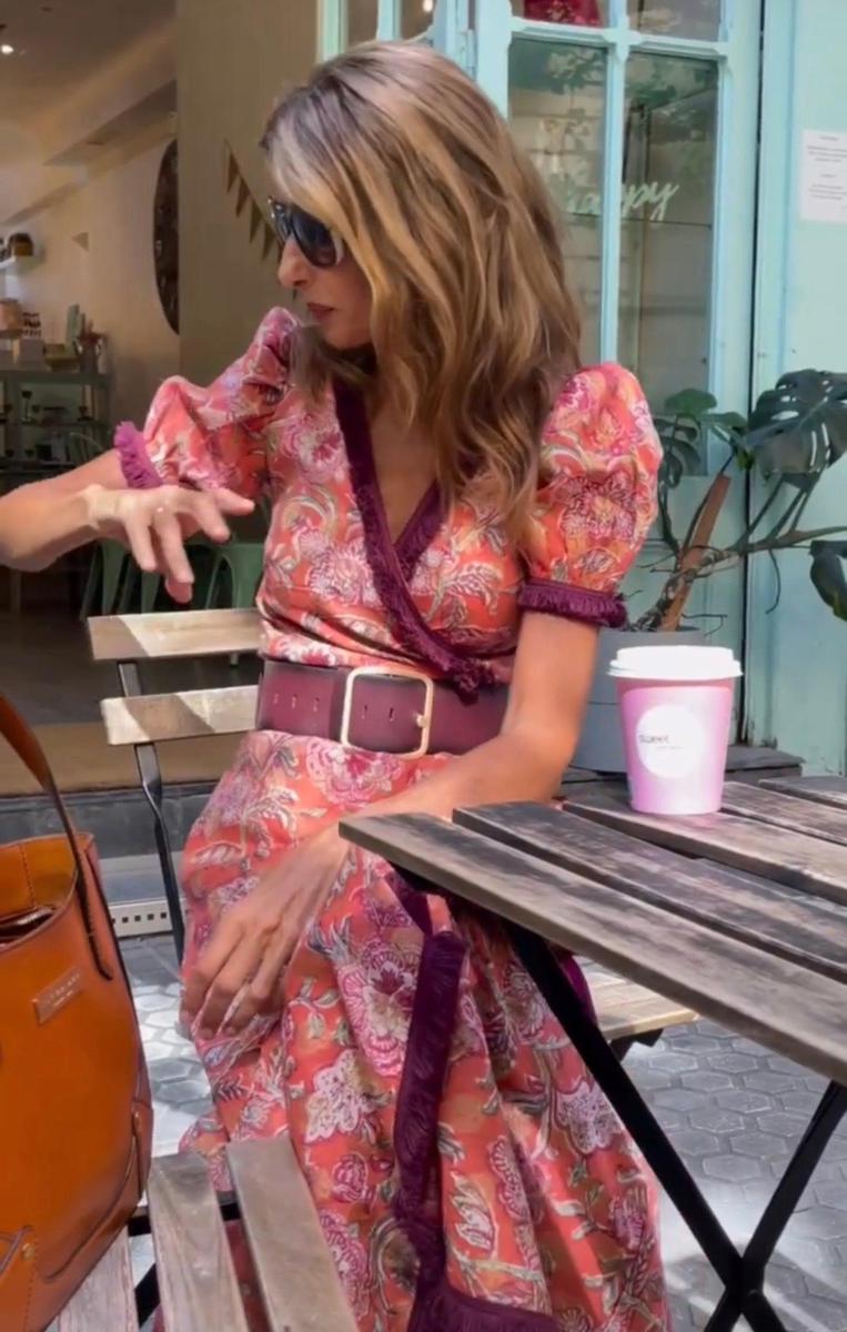 Fabiola | Elegant Short Sleeve Maxi Dress