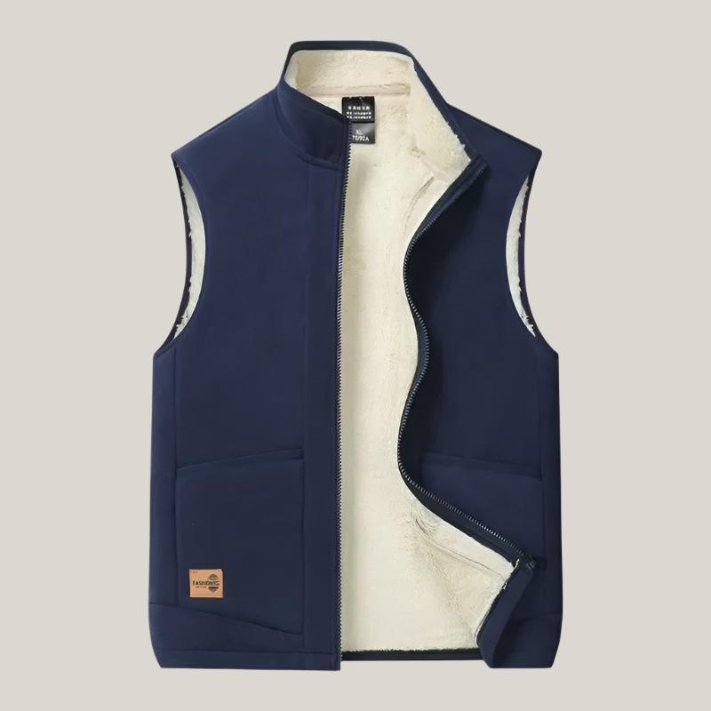 Fleece Gilet | Sleeveless men's vest with fleece lining