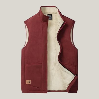 Fleece Gilet | Sleeveless men's vest with fleece lining