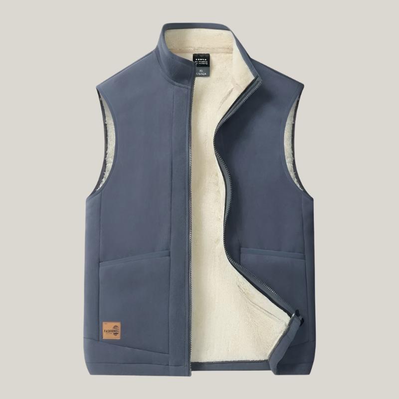 Fleece Gilet | Sleeveless men's vest with fleece lining