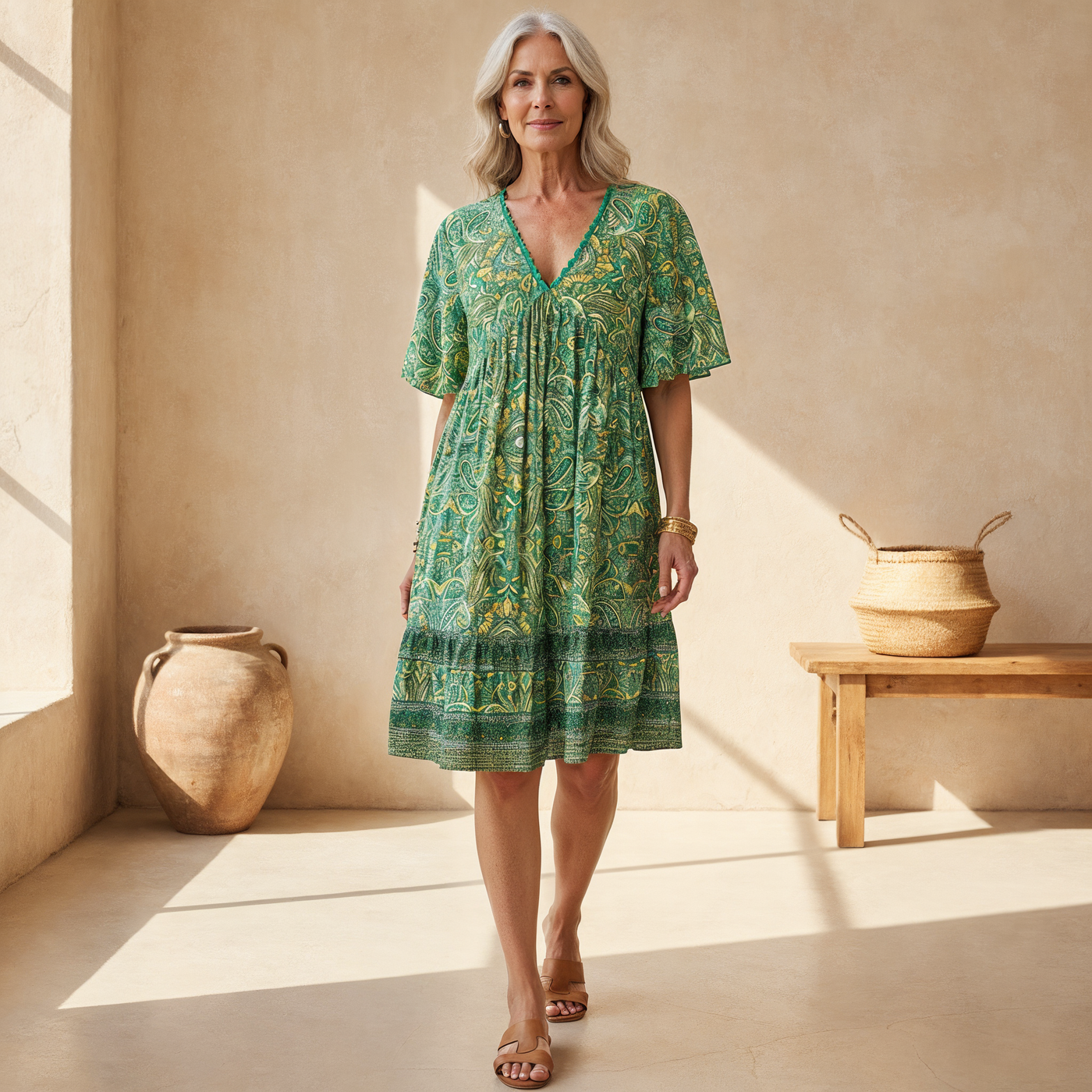 Hanna | Bohemian Print Summer Dress