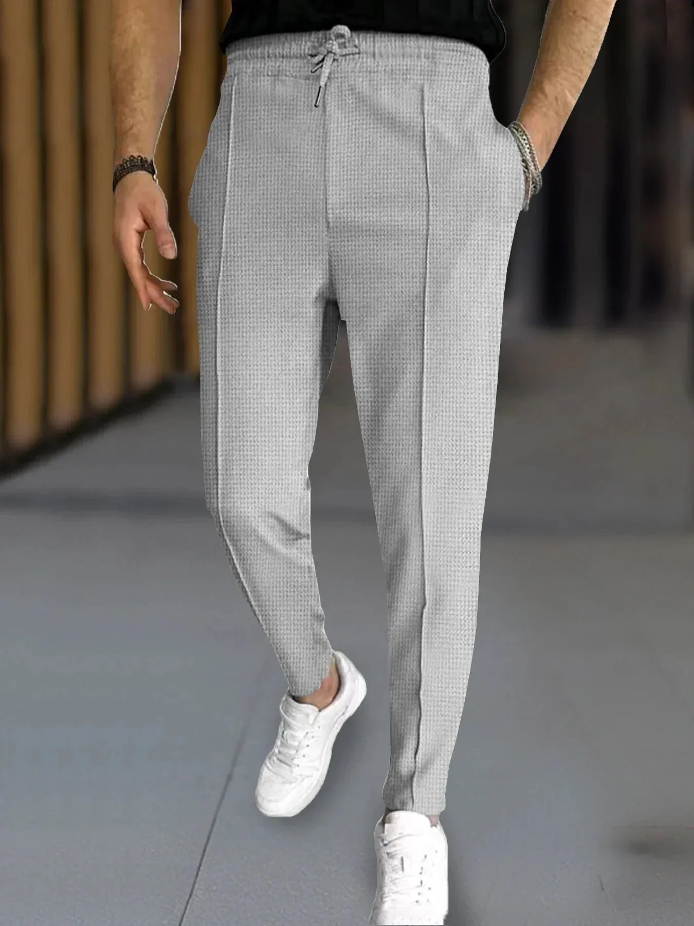 Ezra | Smart Casual Drawstring Trousers