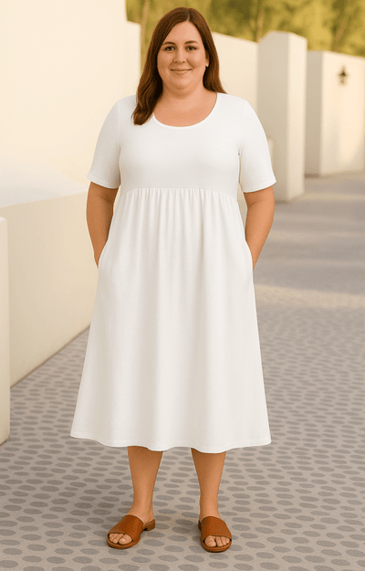 Grace | Casual Loose Tummy Covering Dress