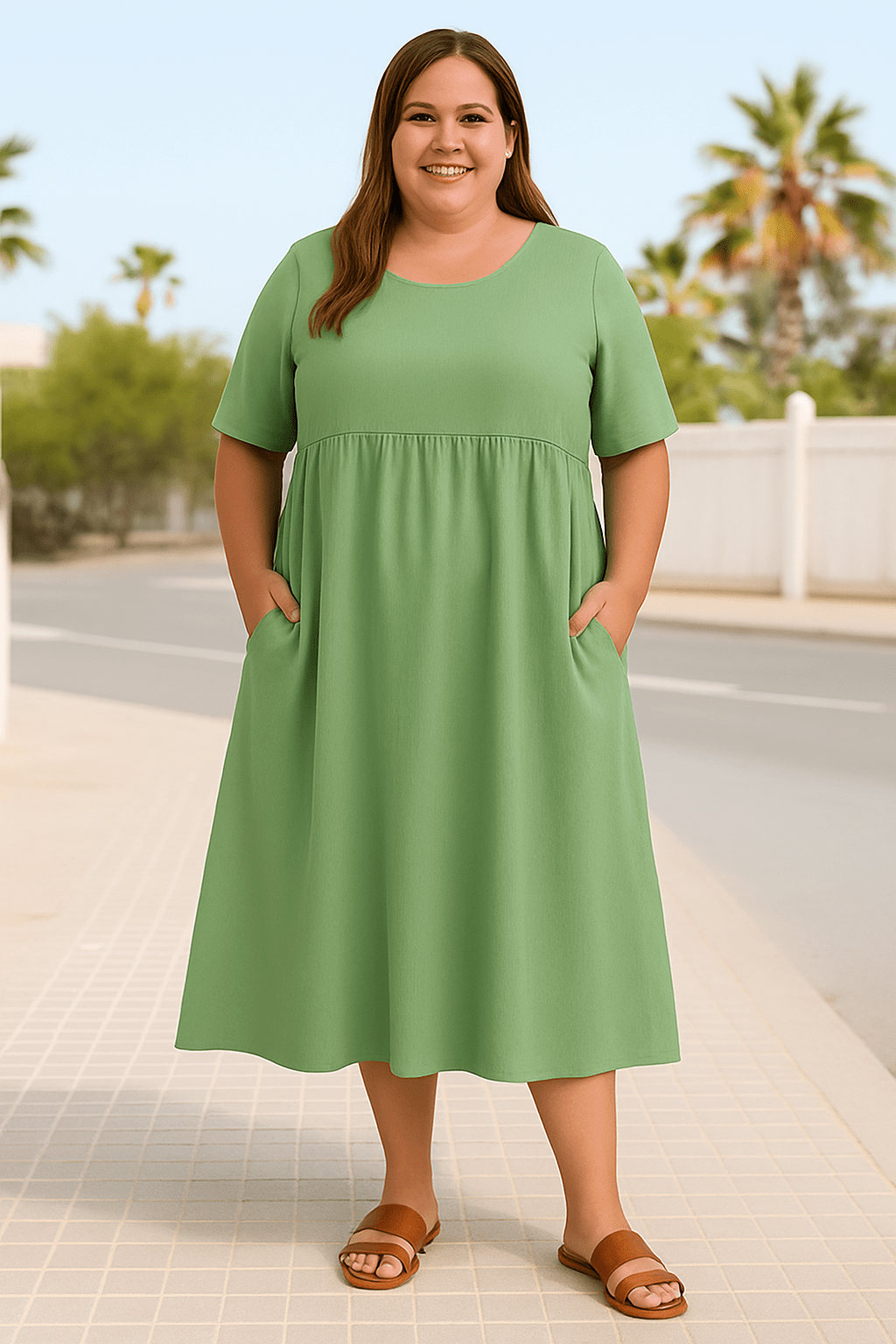 Grace | Casual Loose Tummy Covering Dress