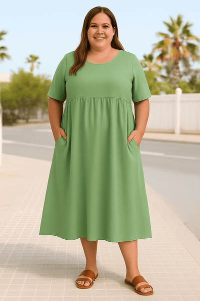 Grace | Casual Loose Tummy Covering Dress