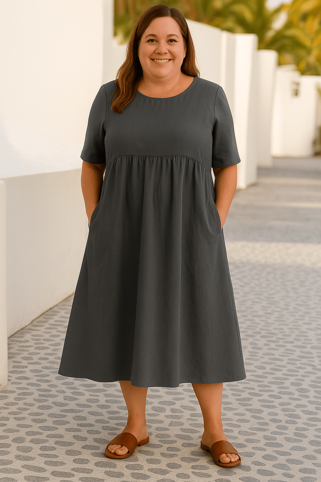 Grace | Casual Loose Tummy Covering Dress