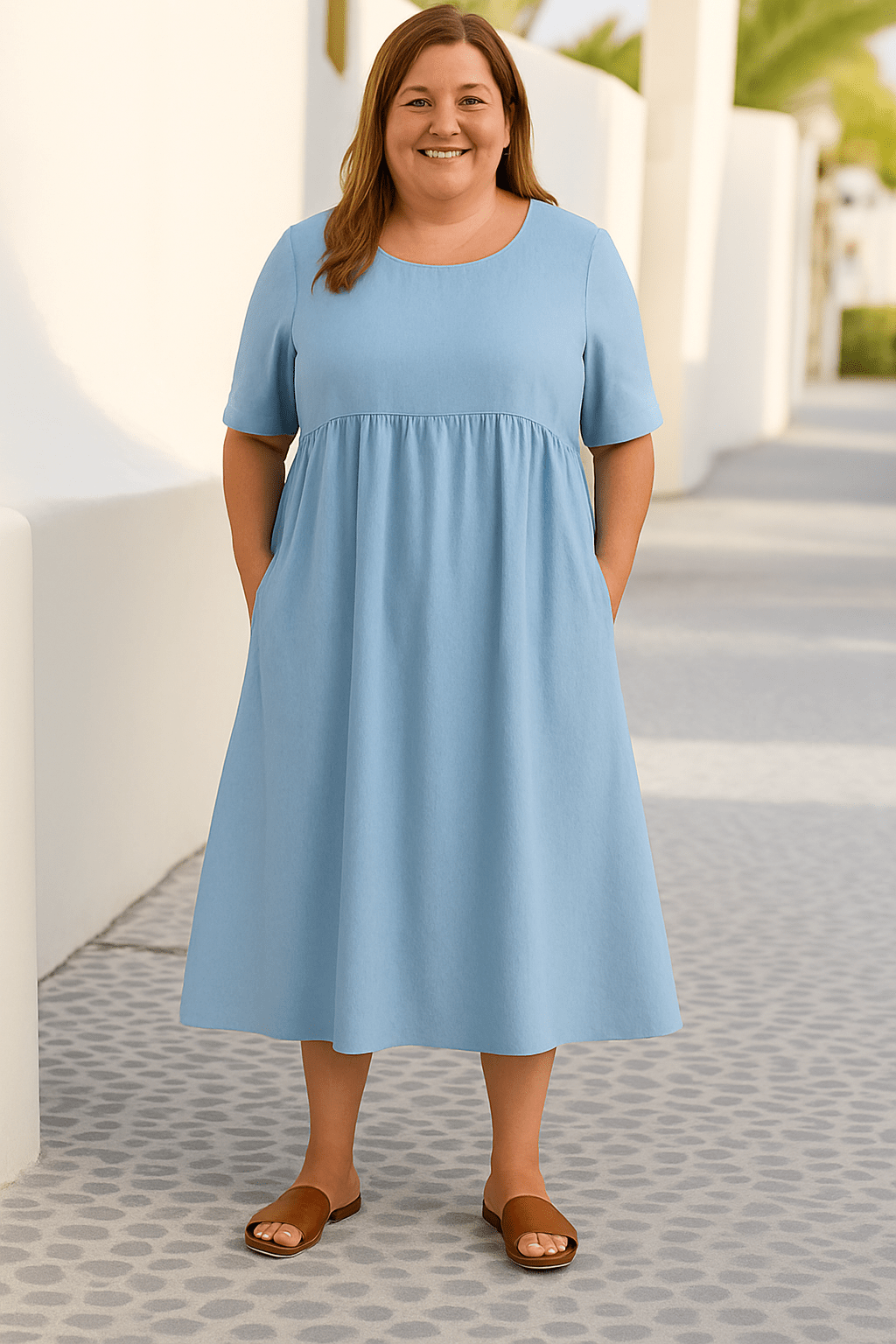 Grace | Casual Loose Tummy Covering Dress