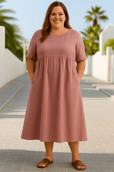 Grace | Casual Loose Tummy Covering Dress