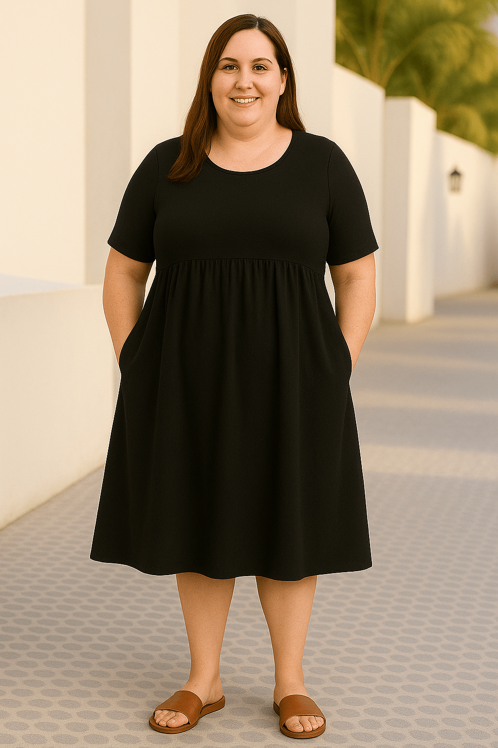 Grace | Casual Loose Tummy Covering Dress
