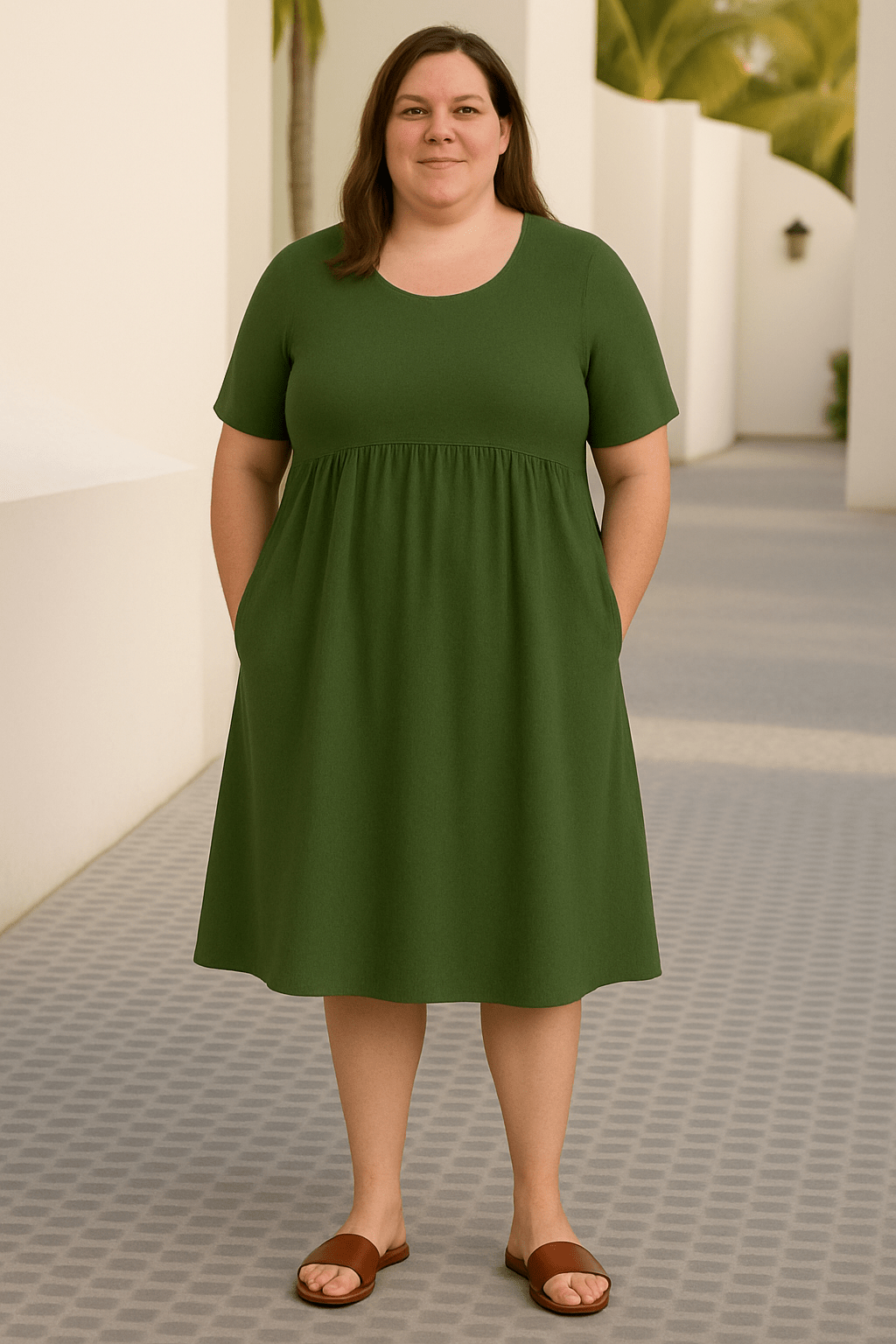 Grace | Casual Loose Tummy Covering Dress