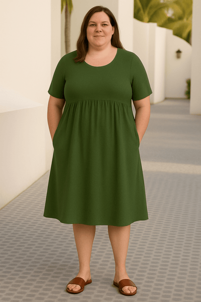 Grace | Casual Loose Tummy Covering Dress