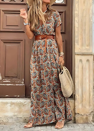 Selene | Elegant Boho Maxi Dress