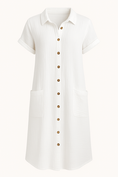 Ivy | Button Tummy Covering Dress
