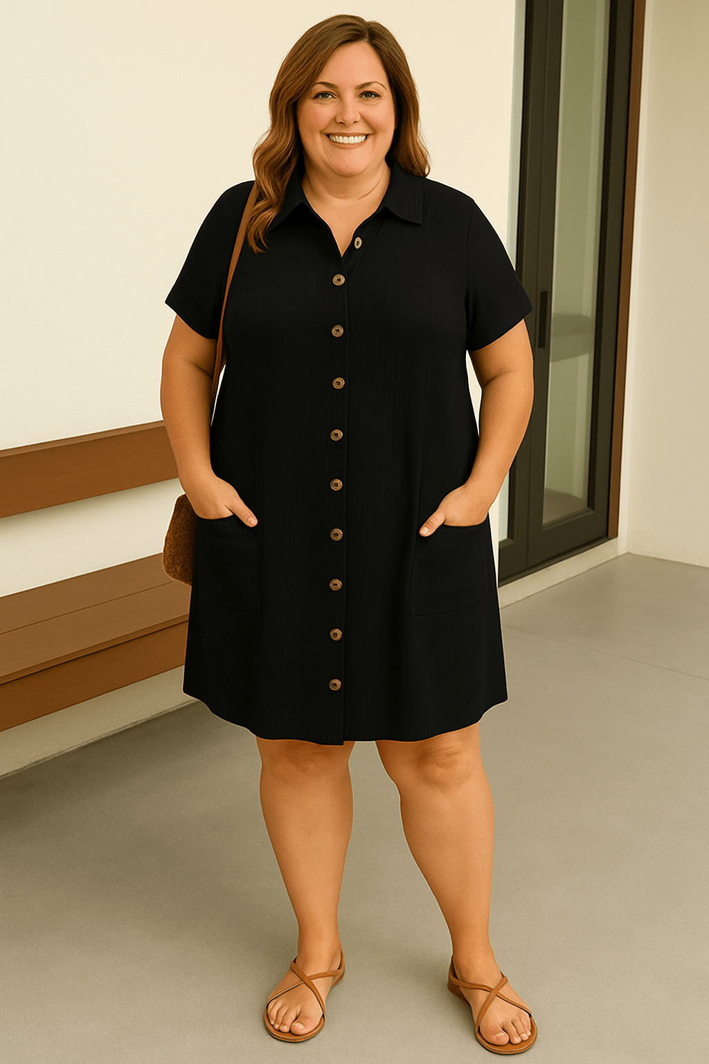 Ivy | Button Tummy Covering Dress