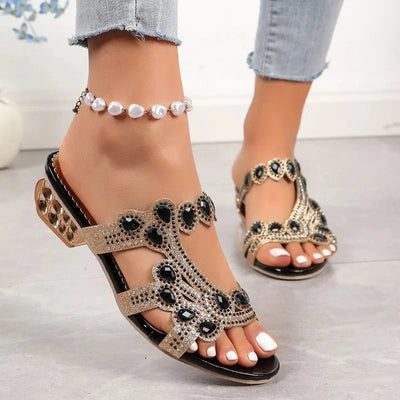 Solandra | Elegant Jeweled Women’s Sandals