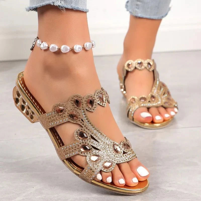 Solandra | Elegant Jeweled Women’s Sandals