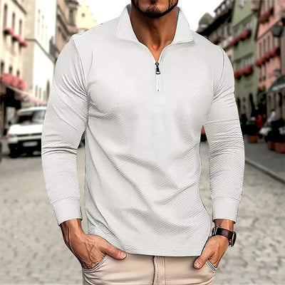 Jonathan | Smart Casual Long-Sleeve Polo
