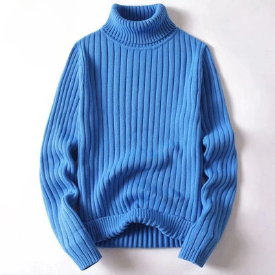 Julian | Minimalist Ribbed Turtleneck Sweater