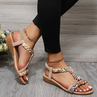 Camila | Boho Braided Summer Sandals