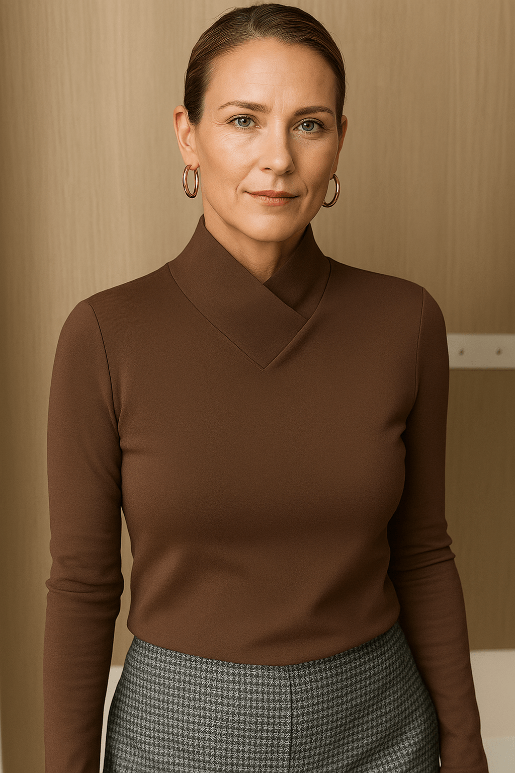 Léonie | Refined High-Neck Women’s Top