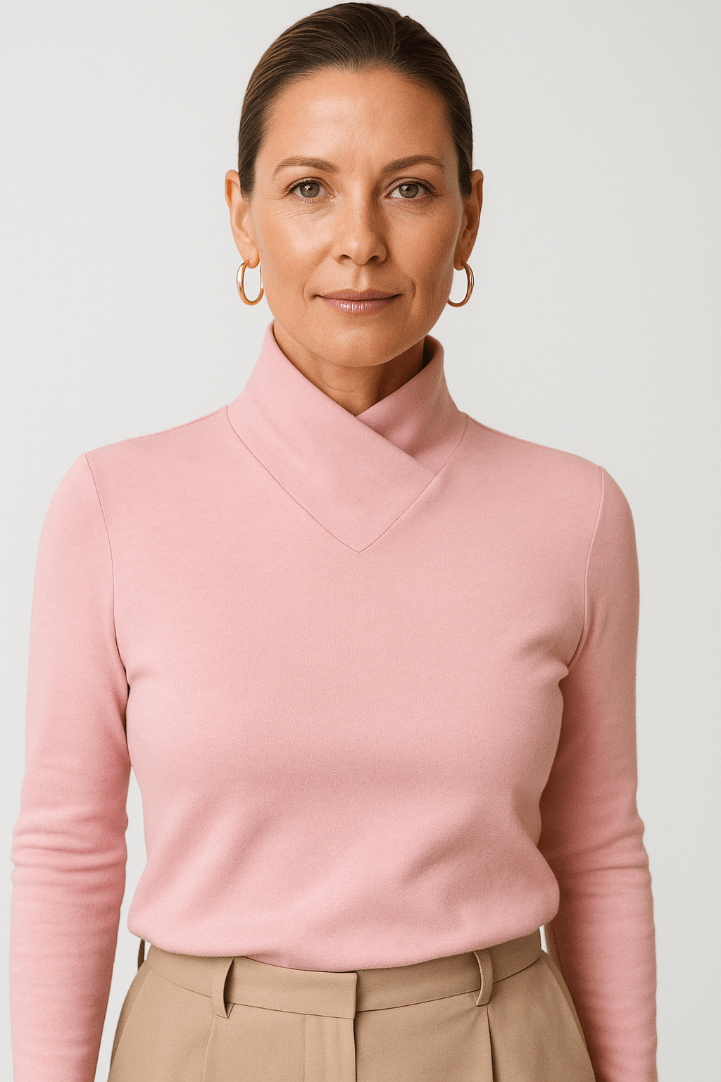 Léonie | Refined High-Neck Women’s Top