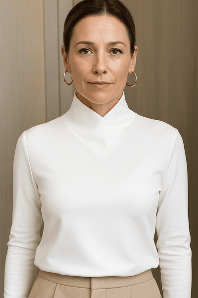 Léonie | Refined High-Neck Women’s Top