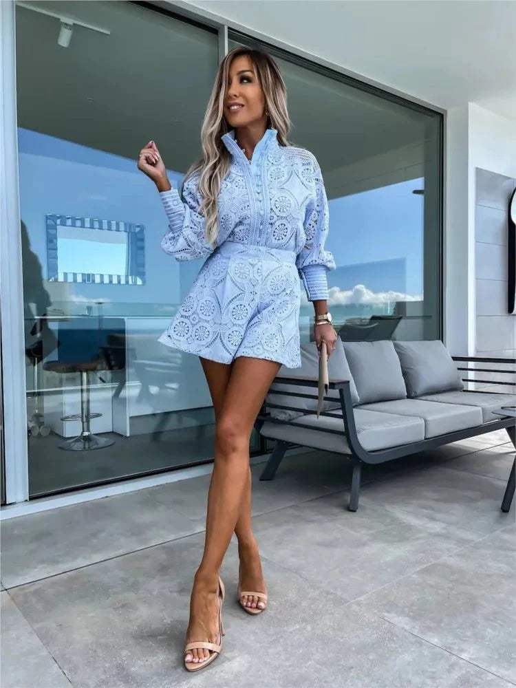 Saraya | Elegant Two-Piece Short Set