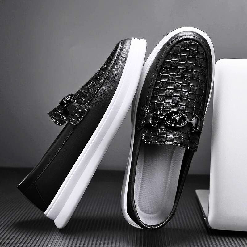 Lorenzo Bernini Faux Leather Loafers