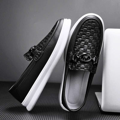 Lorenzo Bernini Faux Leather Loafers