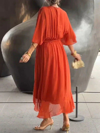 Lucinda | Elegant Flowing Luxe Chiffon Dress