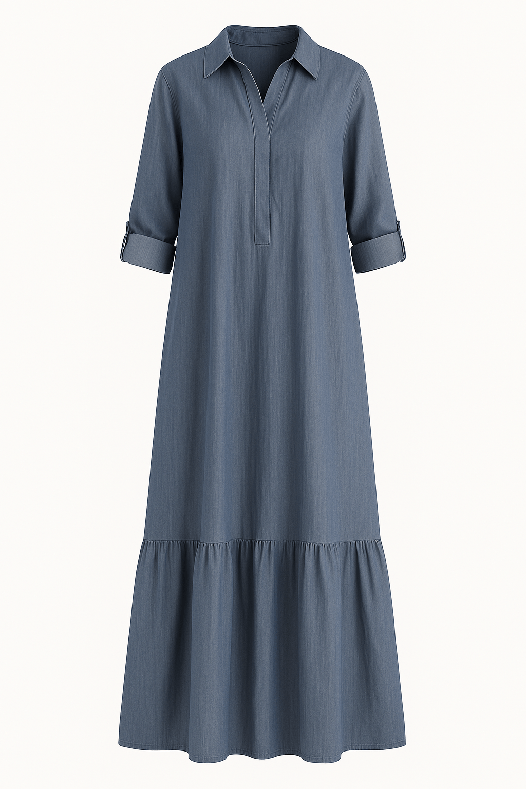Maeve | Relaxed Half-Button Tummy Covering Dress