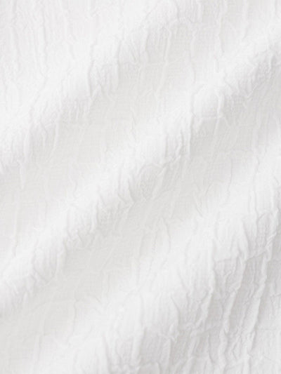 Men's irregular texture striped solid color casual short-sleeved shirt